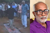 Prof. Narendra Nayak demonstrates ’Fire Walking’ at Hassan